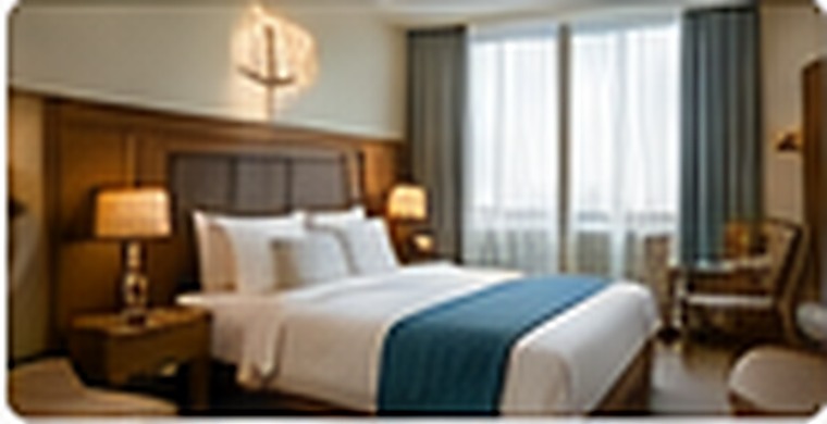Modern hotel guest room