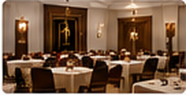 Private dining room prepared for a group